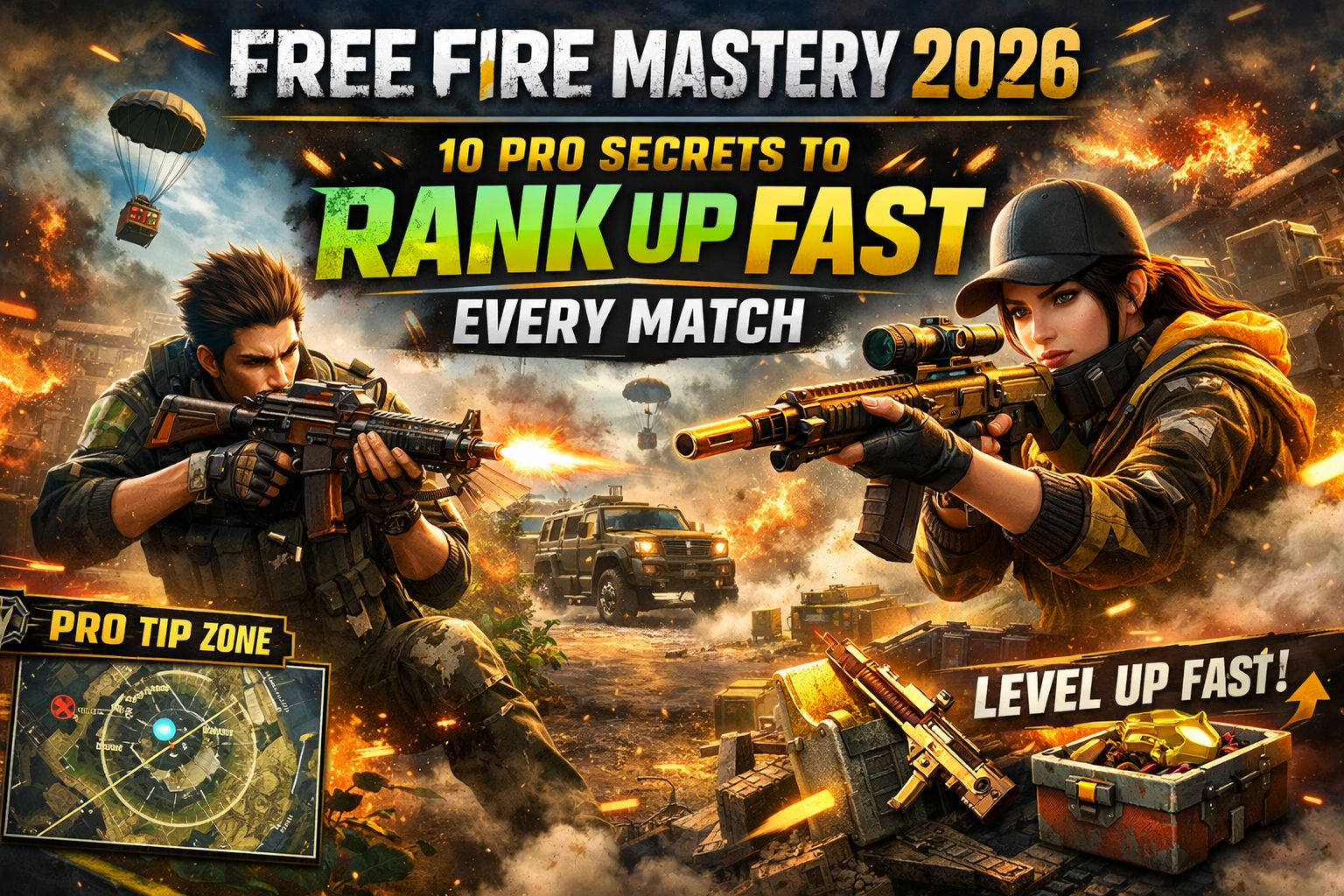Free Fire Mastery 2026: 10 Pro Secrets to Rank Up Fast Every Match