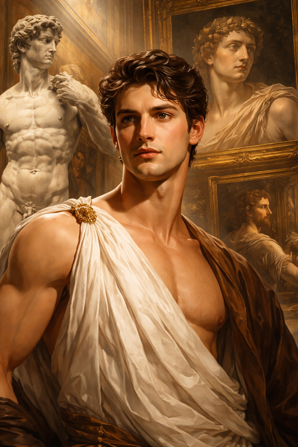 Handsome Ancient Painting Men: Timeless Male Beauty in Art