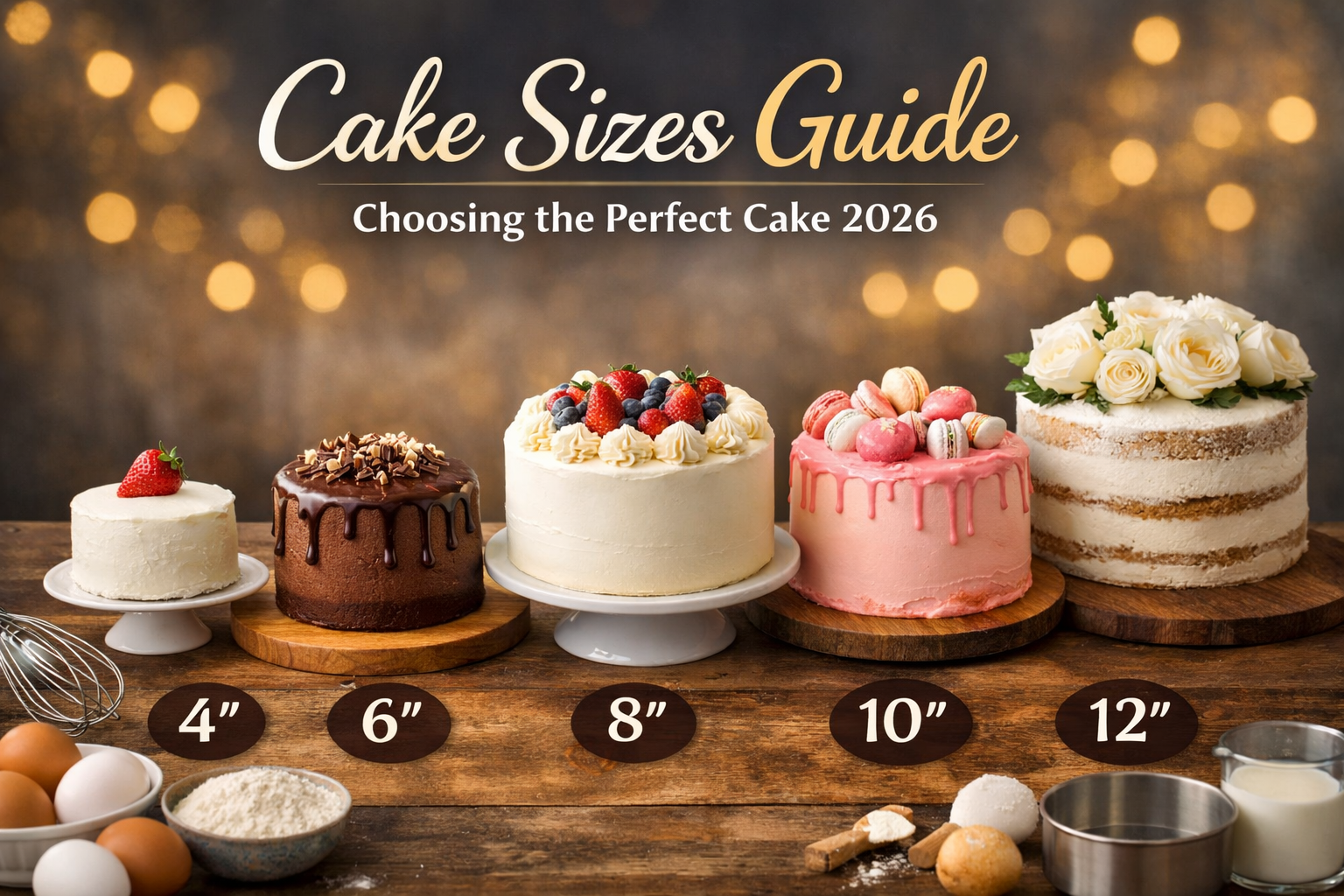 Cake Sizes Guide: Choosing the Perfect Cake 2026