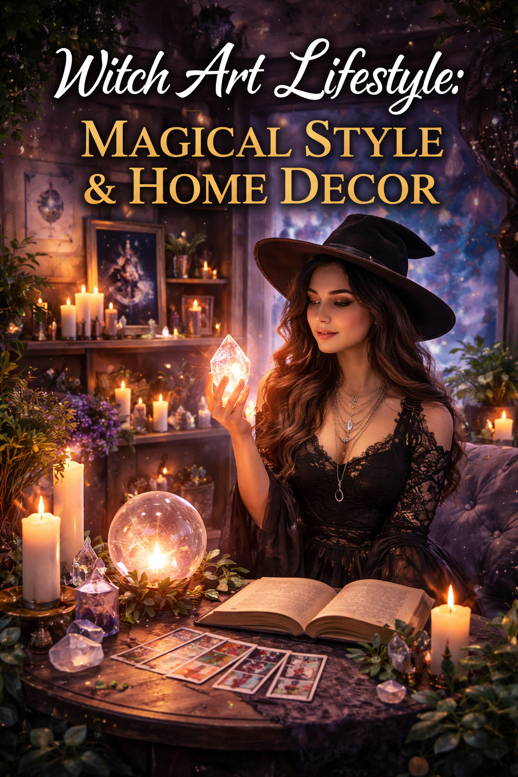 “Witch Art Lifestyle: Magical Style & Home Decor”